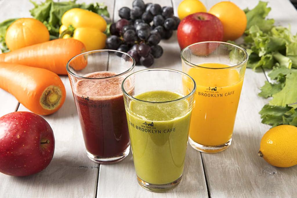 Healthy drinks COLD PRESSED JUICE We use a special