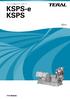 ステンレス製カスケードポンプ KSPS-e KSPS 60Hz