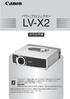 パワープロジェクター LV-X2 使用説明書