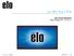 ユーザーマニュアル Elo Touch Solutions IDS ET5503L ディスプレイ ユーザーマニュアル IDS ET5503L UM Rev. A ページ 1/40