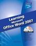 Word 2007 Word 2007