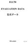 INDEX 1. 測定方法 Evaluation Method PAGE 1.1 測定回路 Circuit used for determination 測定回路 1 Circuit 1 used for determination... T-1 静特性 Steady state data 通電ドリ
