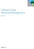 VMware View Persona Management